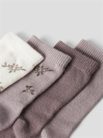 NAME IT Uld 4 Pak Sokker Wak Shadow Gray